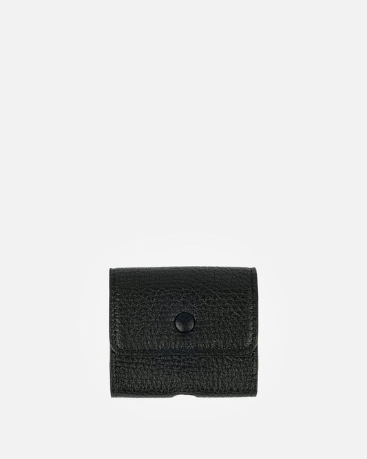 Maison Margiela Leather Goods Airpod Pro Case in Black