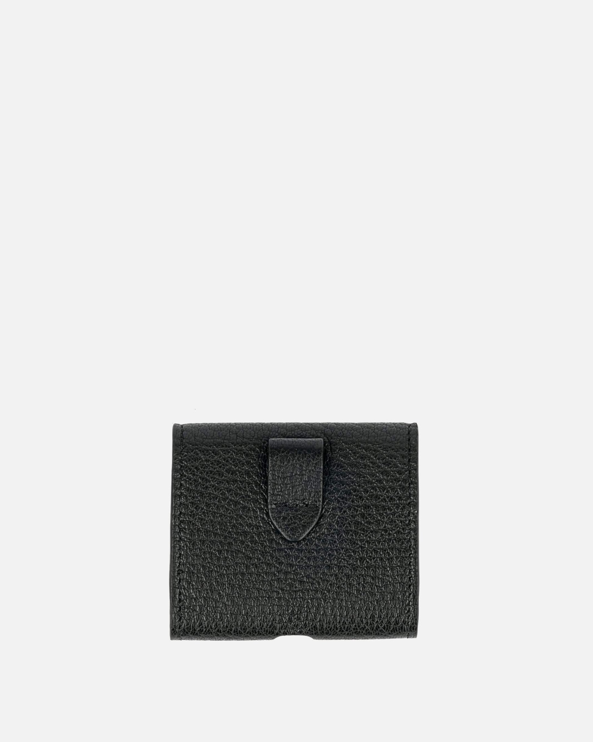 Maison Margiela Leather Goods Airpod Pro Case in Black