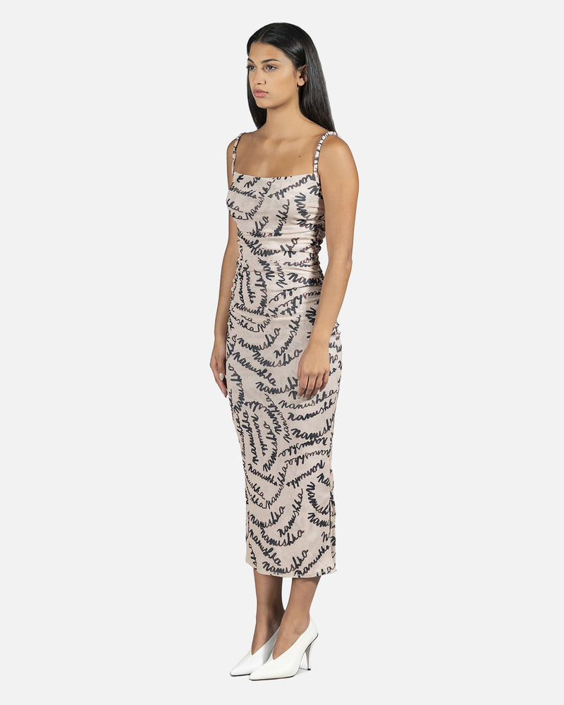 womens ruched dress Alexa Ruched Dress in Natural – SVRN