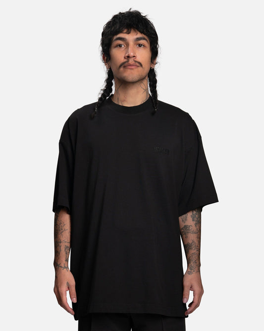 VETEMENTS All Black T-Shirt in Black