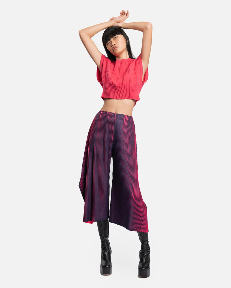 Pleats Please Issey Miyake women's pants Alt Blinks Pants in Neon Pink