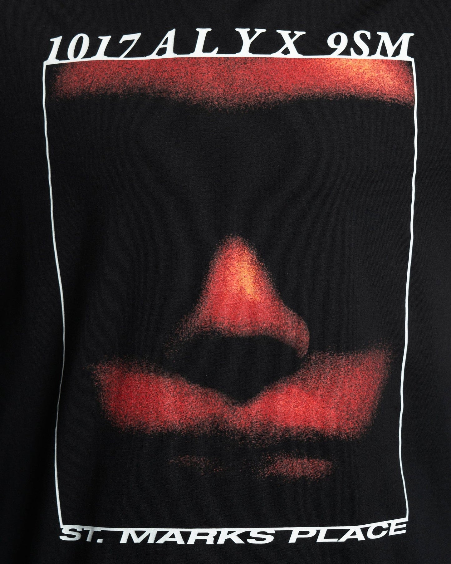 1017 ALYX 9SM Men's T-Shirts Alyx Icon Face S/S T-Shirt in Black