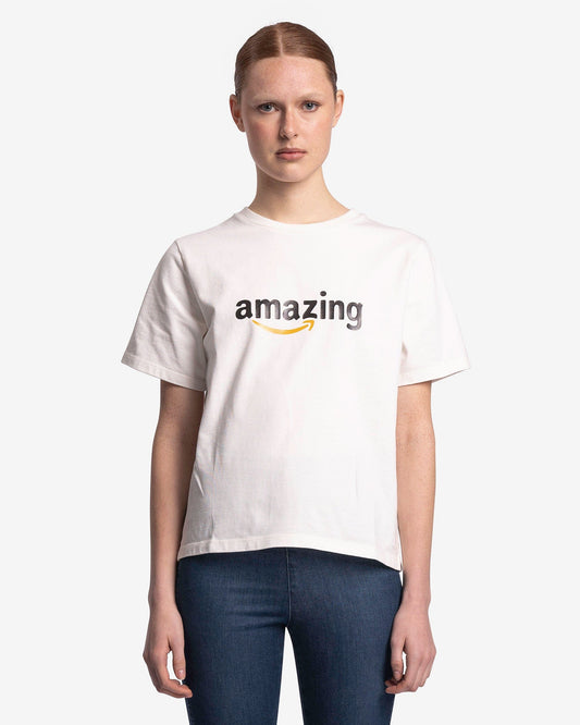 AVAVAV Women T-Shirts Amazing T-Shirt in White