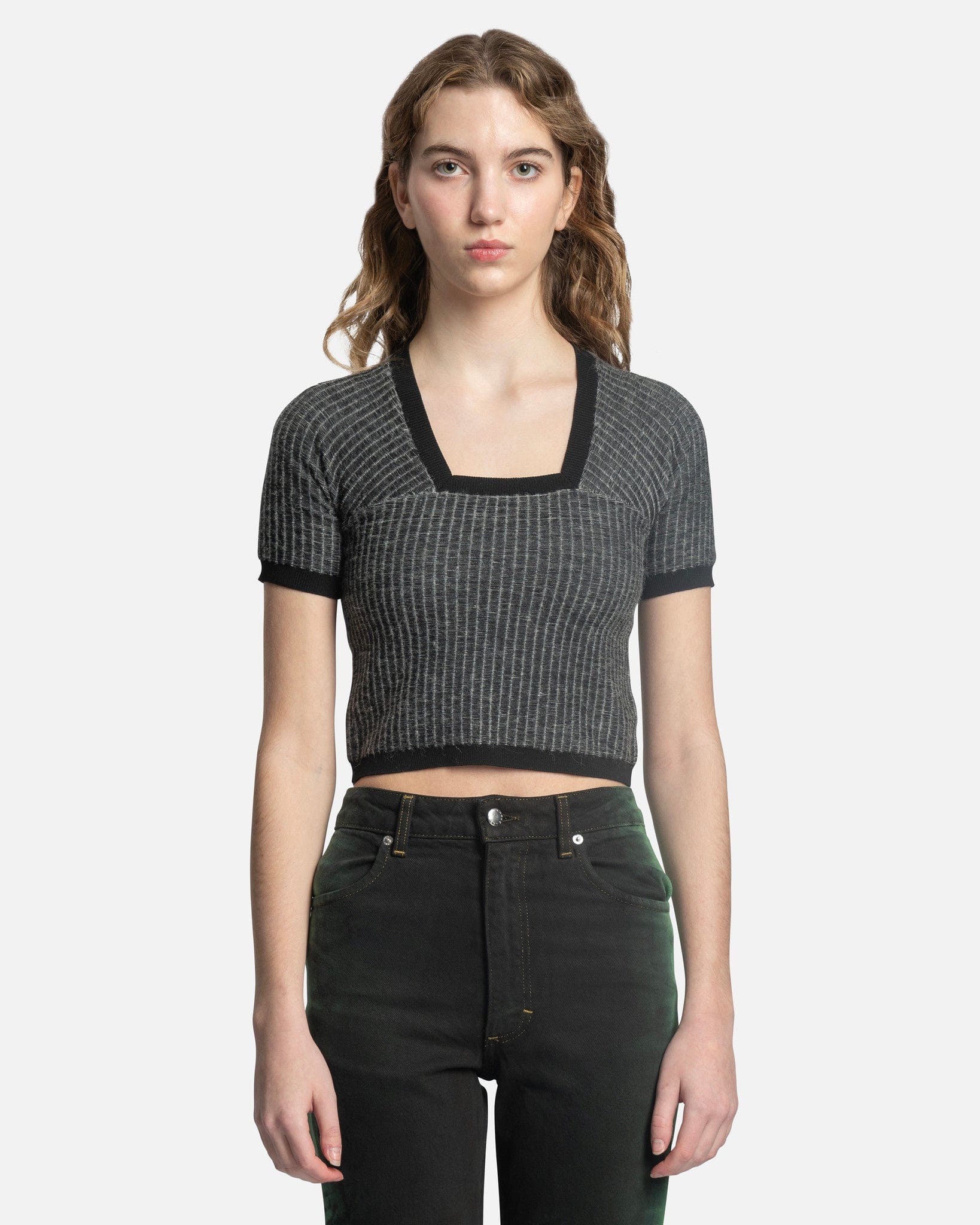 Eckhaus Latta Women T-Shirts Amoretto T-Shirt in Fog