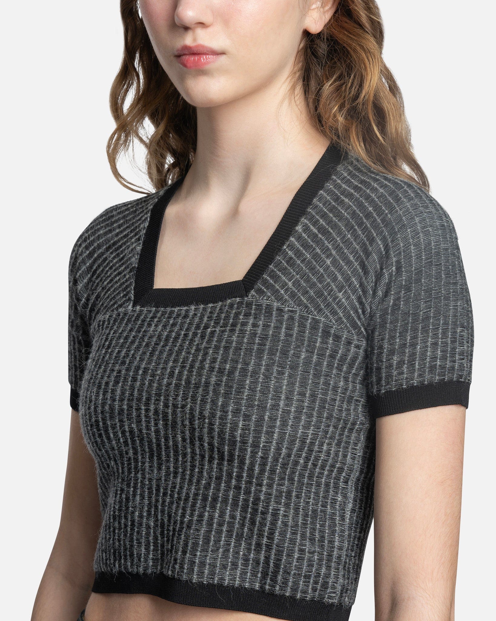 Eckhaus Latta Women T-Shirts Amoretto T-Shirt in Fog