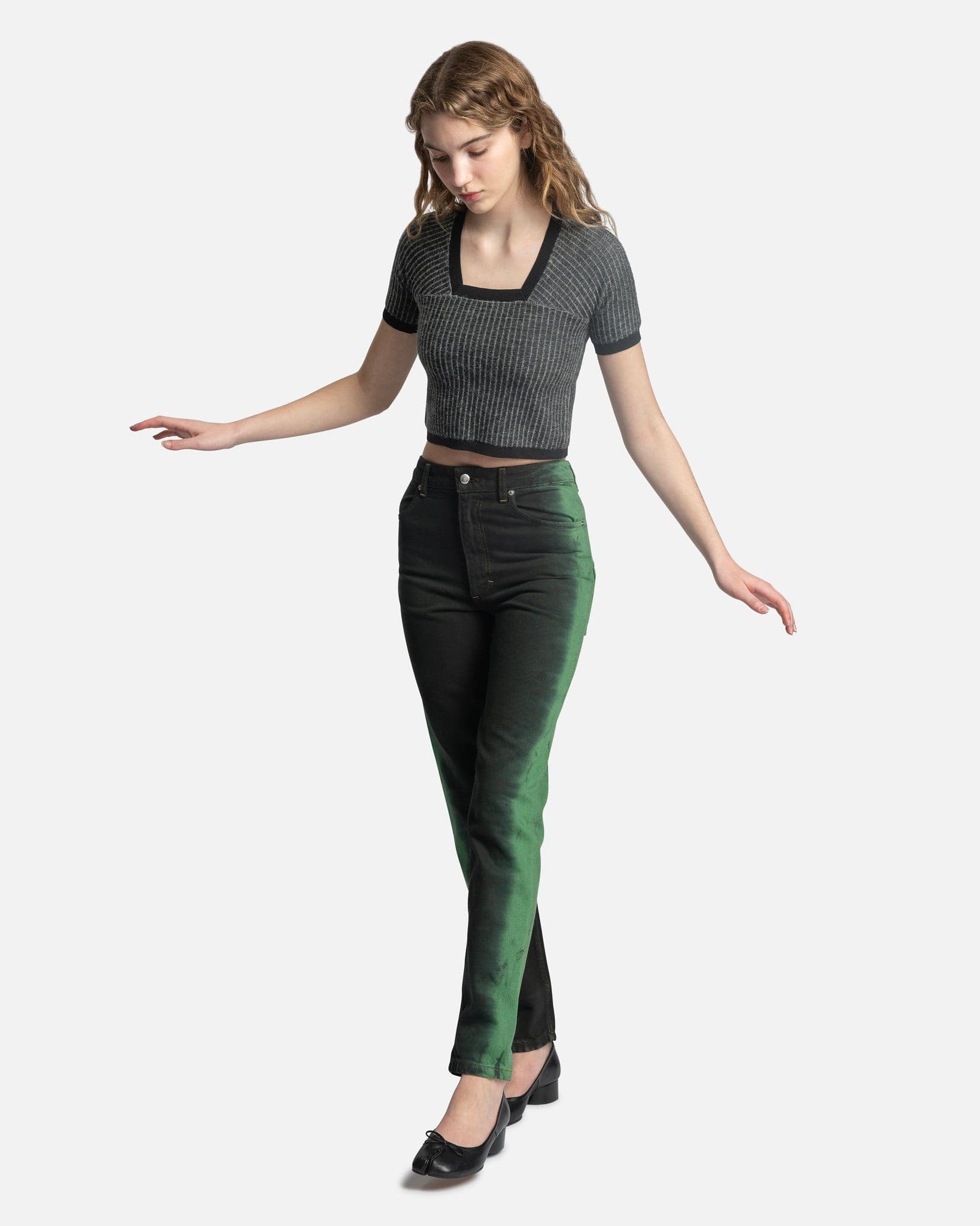 Eckhaus Latta Women T-Shirts Amoretto T-Shirt in Fog