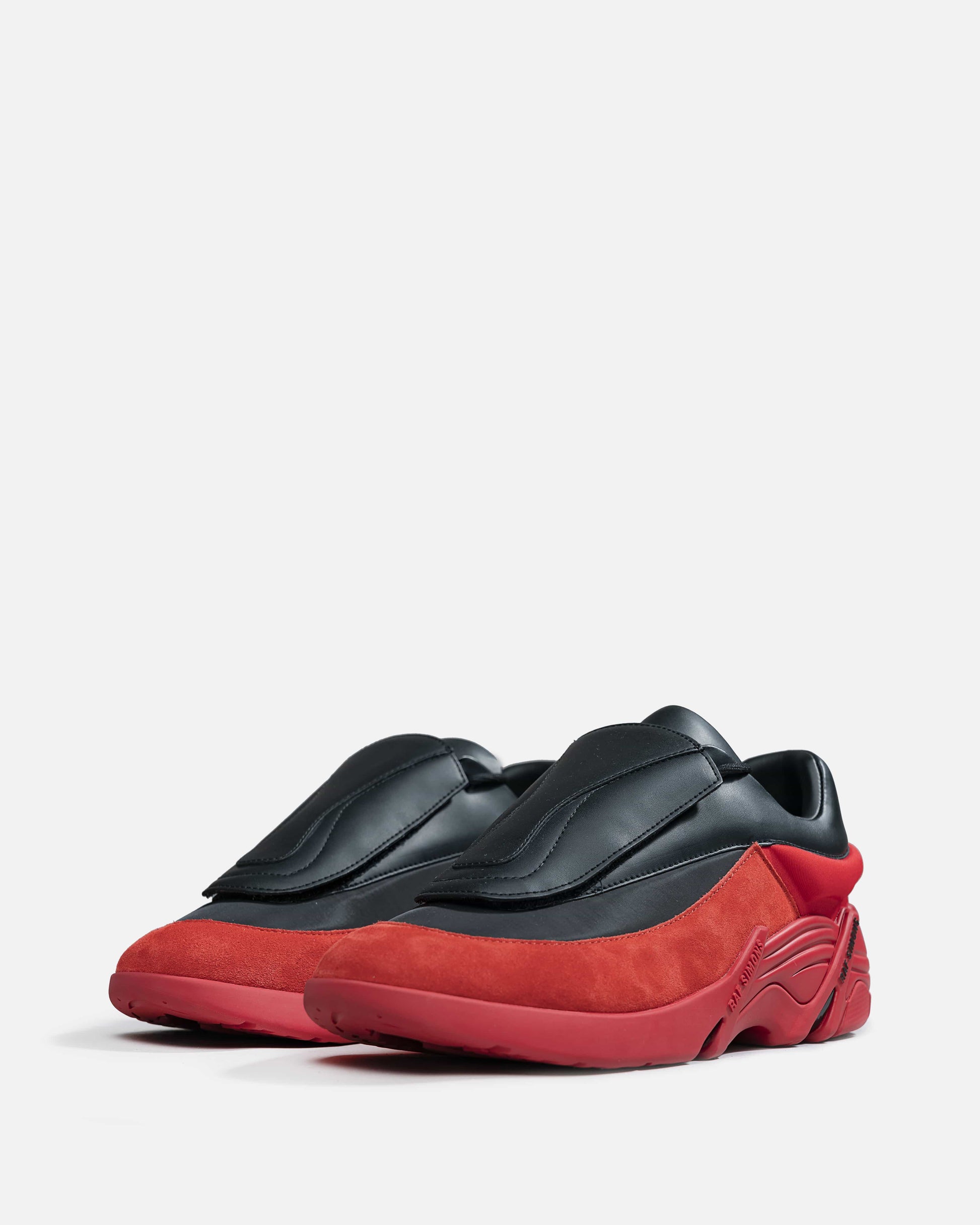 Raf Simons Men's Sneakers Antei in Black & Red