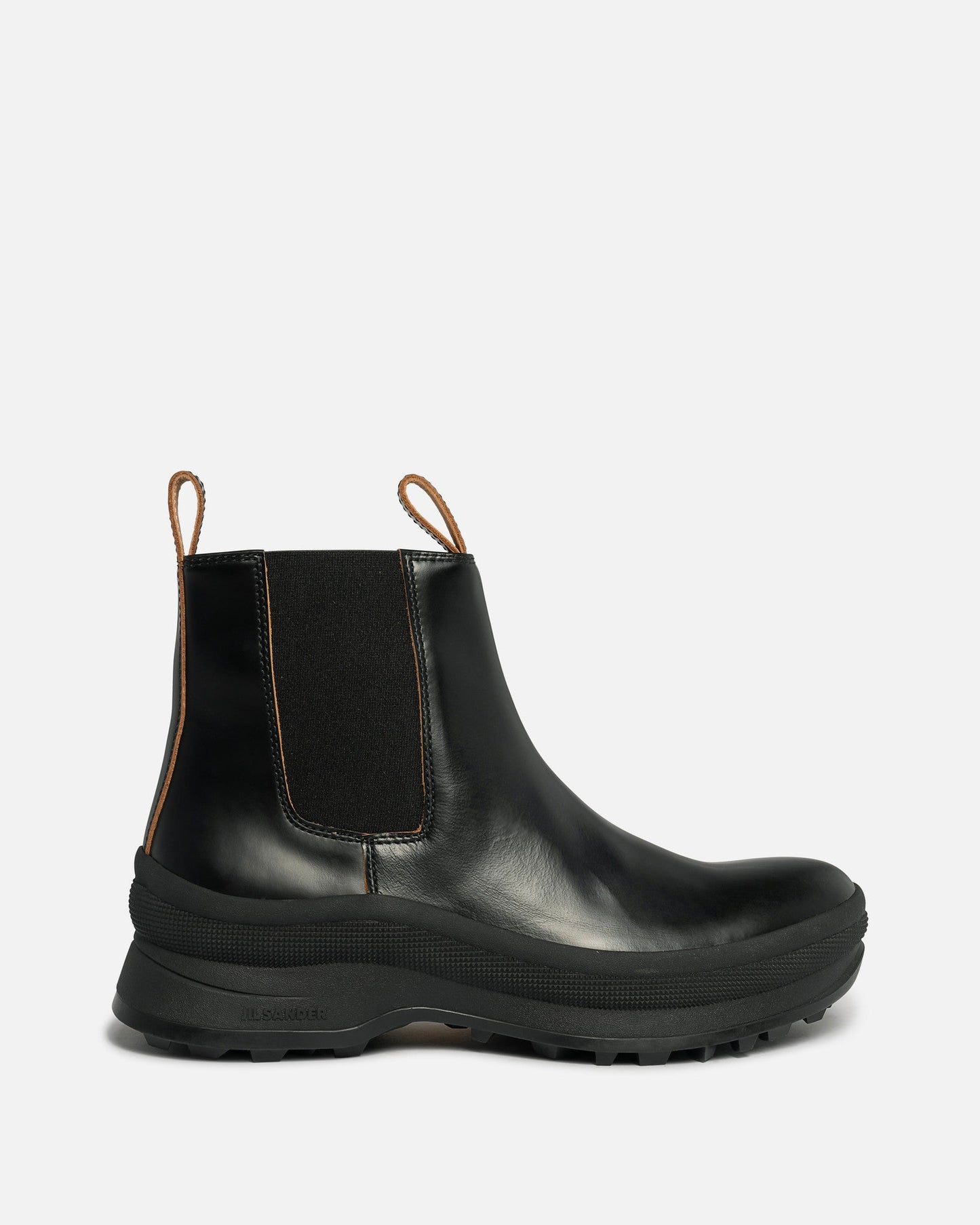 Jil Sander Men's Boots Antik Leather Ankle Boot in Black