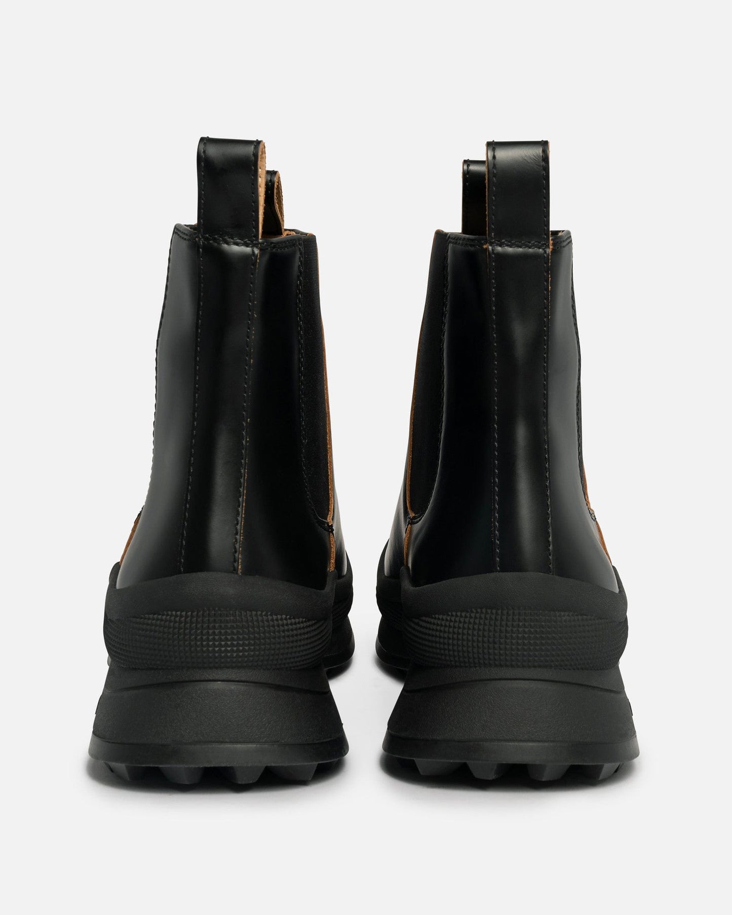 Jil Sander Men's Boots Antik Leather Ankle Boot in Black