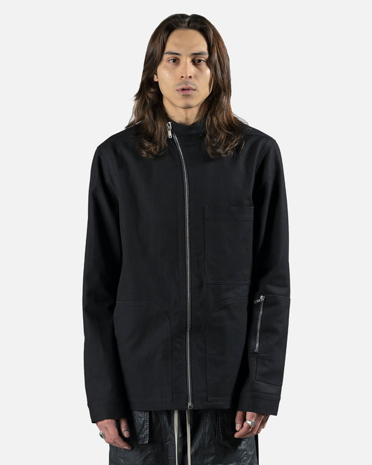 Rick Owens DRKSHDW Men's Jackets Apostle Jacket in Black