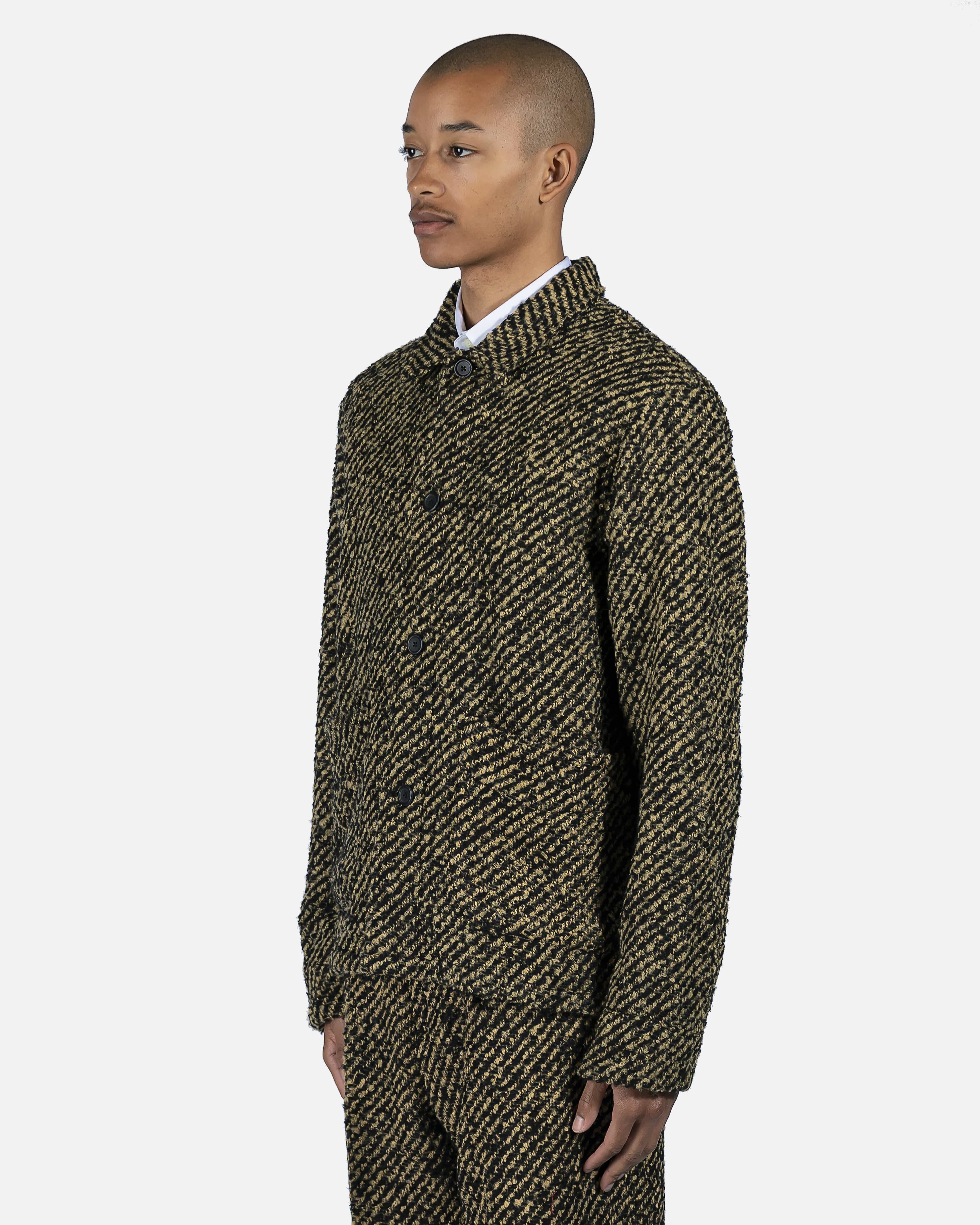 Archive Box Jacket in Black/Beige – SVRN