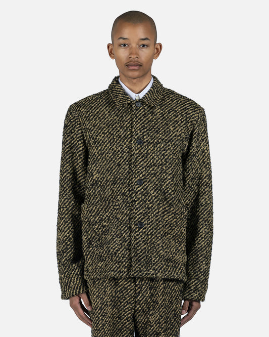 Our Legacy Men's Jackets Archive Box Jacket in Black/Beige