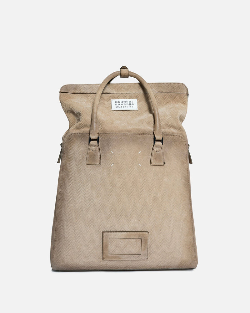 Maison Margiela Men's Bags Artist Recicla 5AC Backpack in Beige