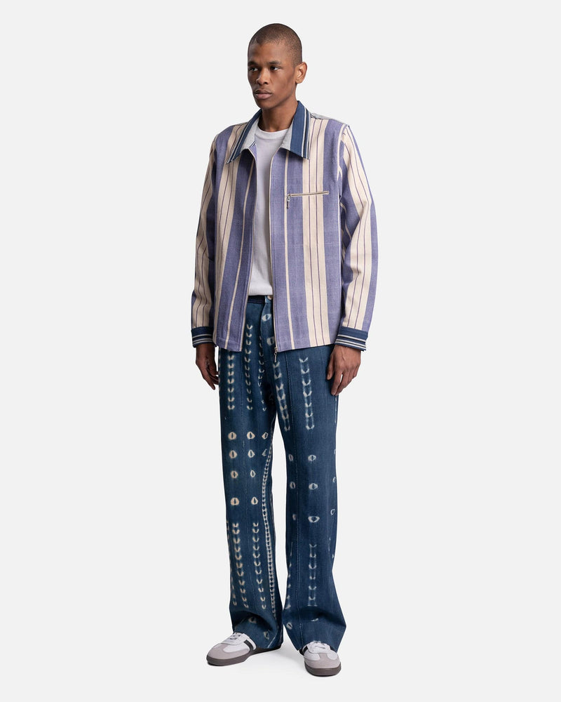 Atlantic Jacket in Blue/White – SVRN
