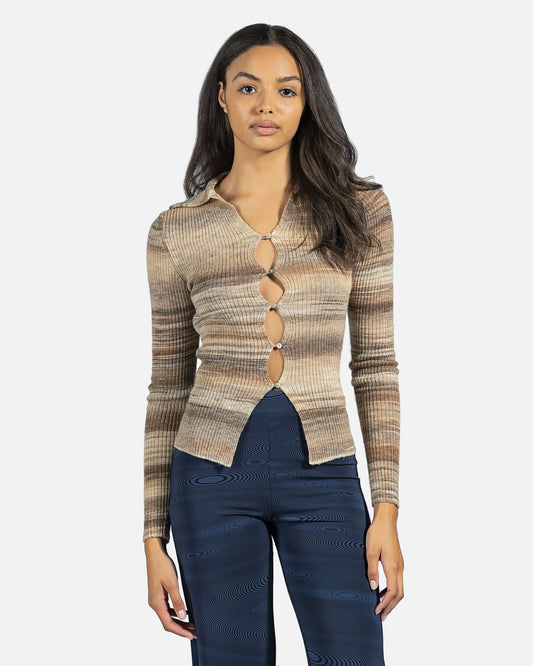 Paloma Wool Women Tops Avelina Cardigan in Light Brown