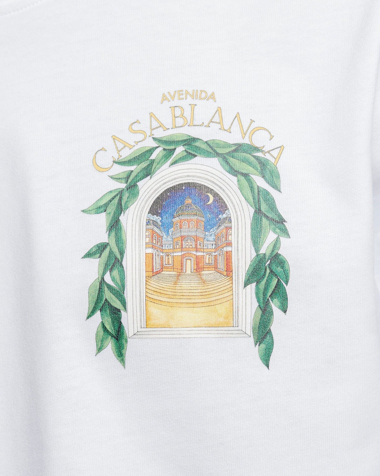 Casablanca Men's T-Shirts Avenida T-shirt in White
