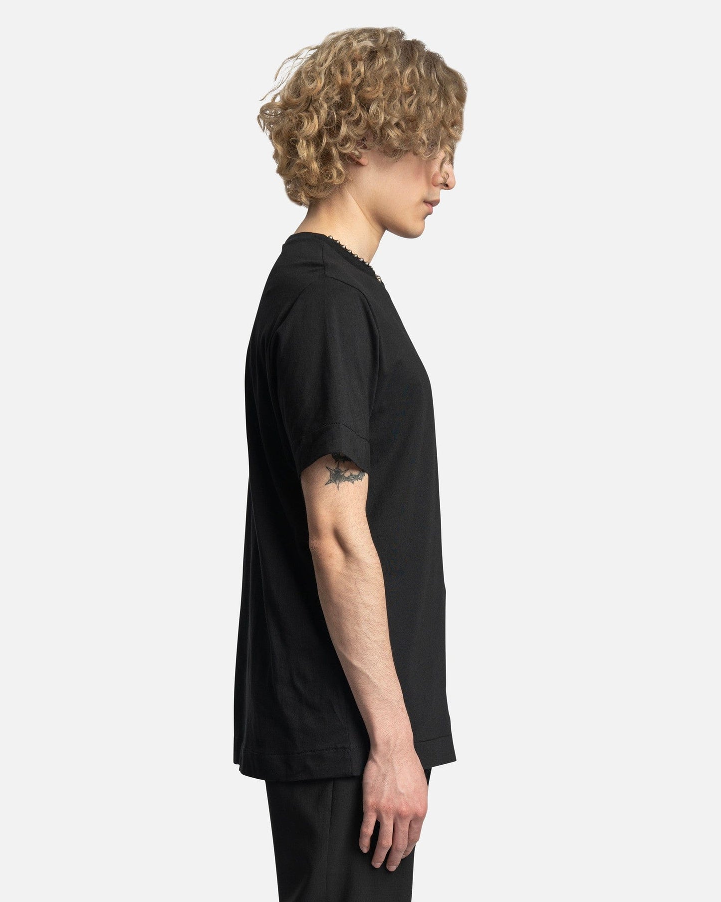 1017 ALYX 9SM Men's T-Shirts Ball Chain S/S T-Shirt in Black
