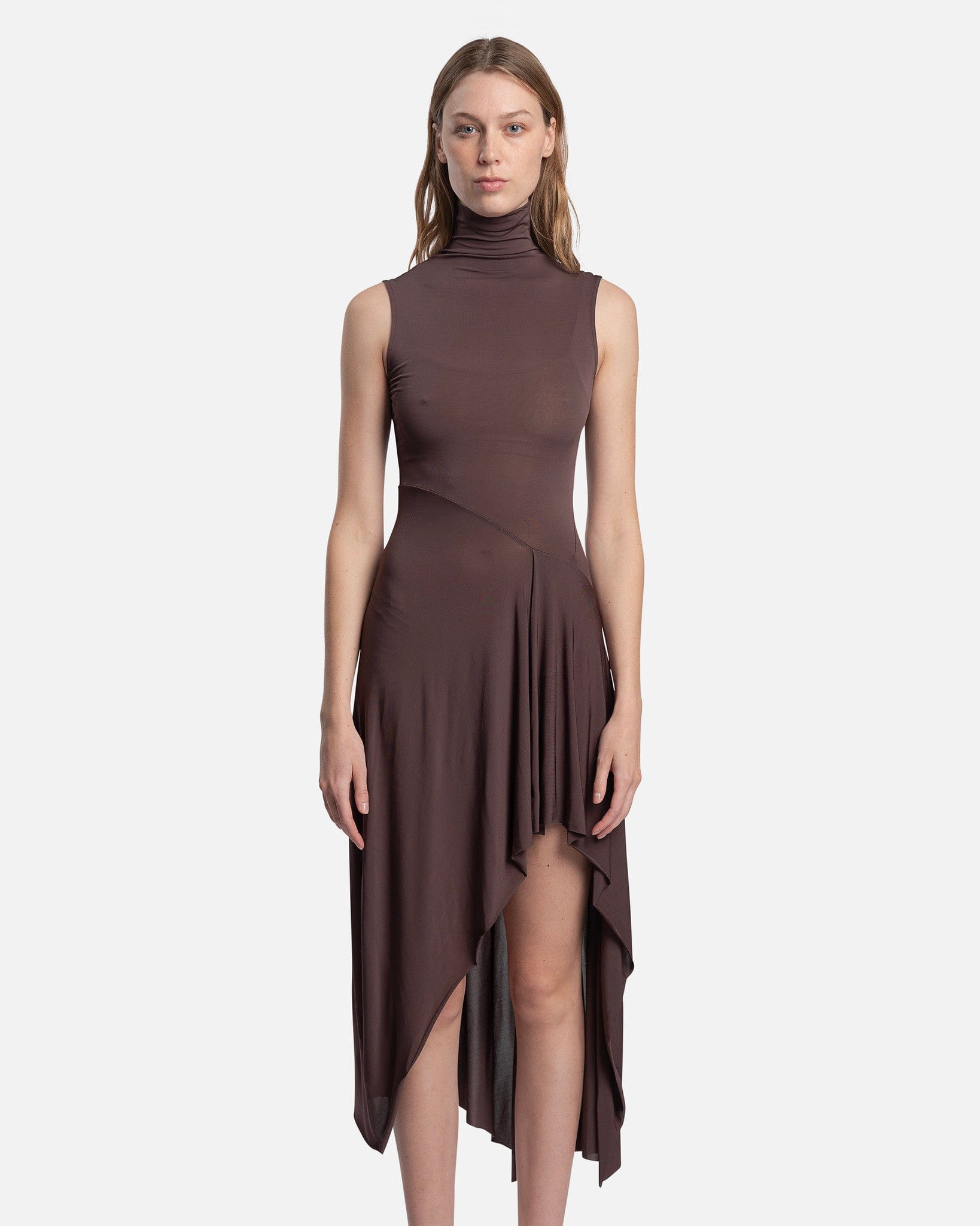 Paloma Wool Women Dresses Balongo Sleeveless Dress in Brown