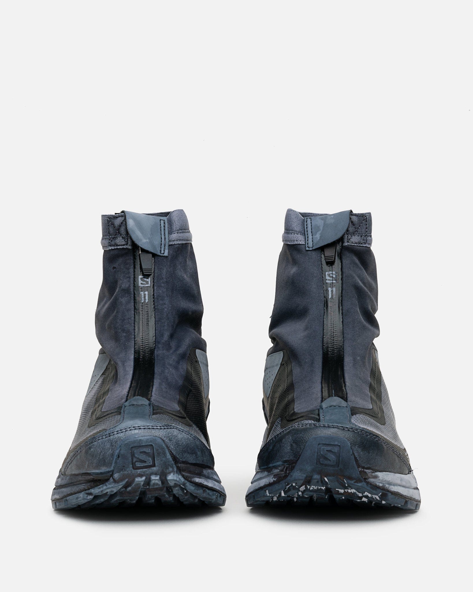 11 by Boris Bidjan Saberi Men's Sneakers Bamba2 High in Black Dye