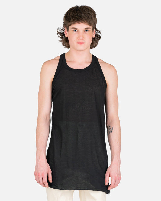 Rick Owens Men's T-Shirts Banded Tank in Black