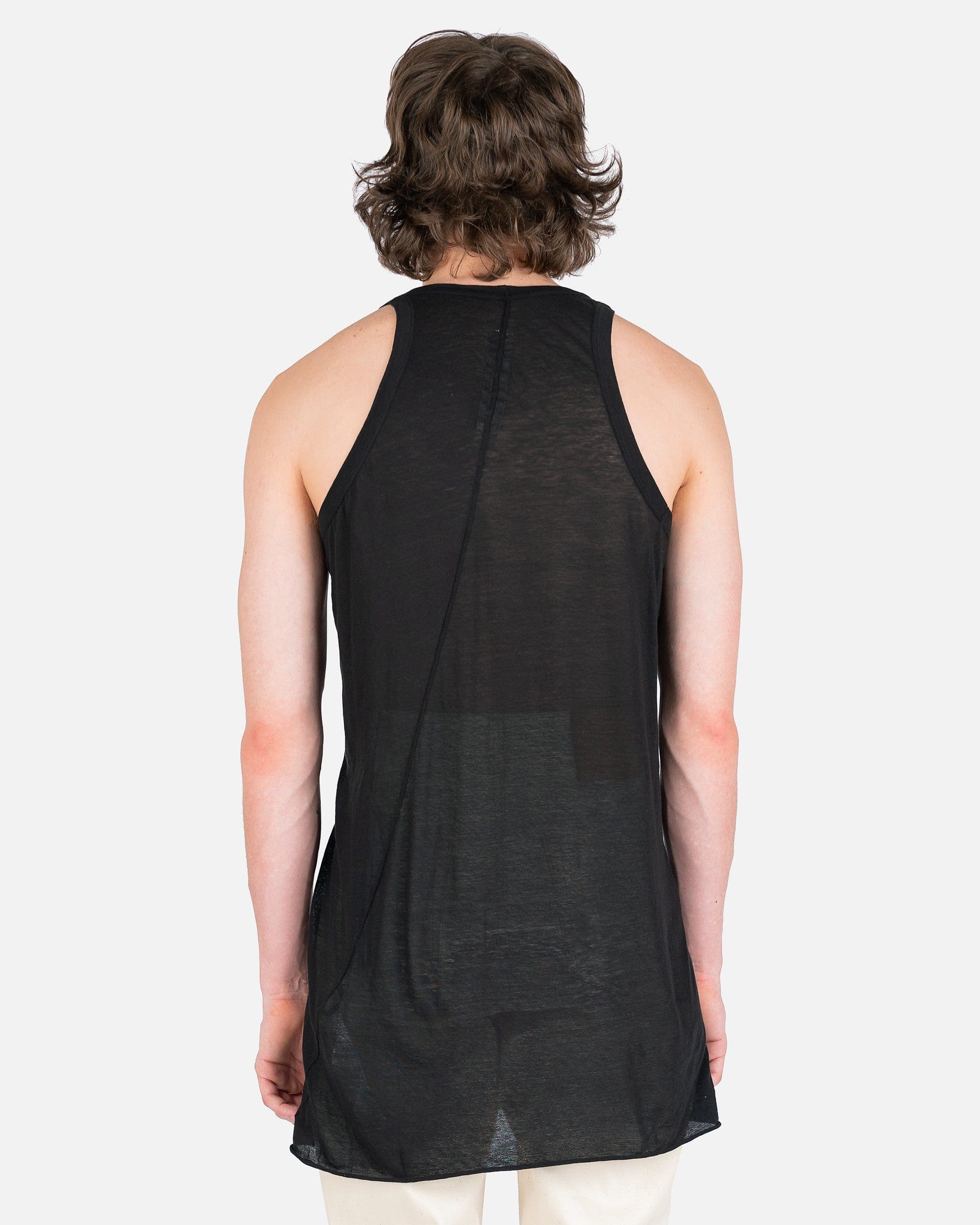 Rick Owens Men's T-Shirts Banded Tank in Black