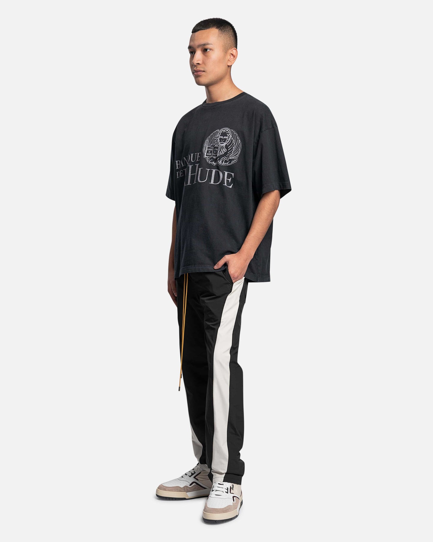 Rhude Men's T-Shirts Banque De Rhude T-Shirt in Vintage Black