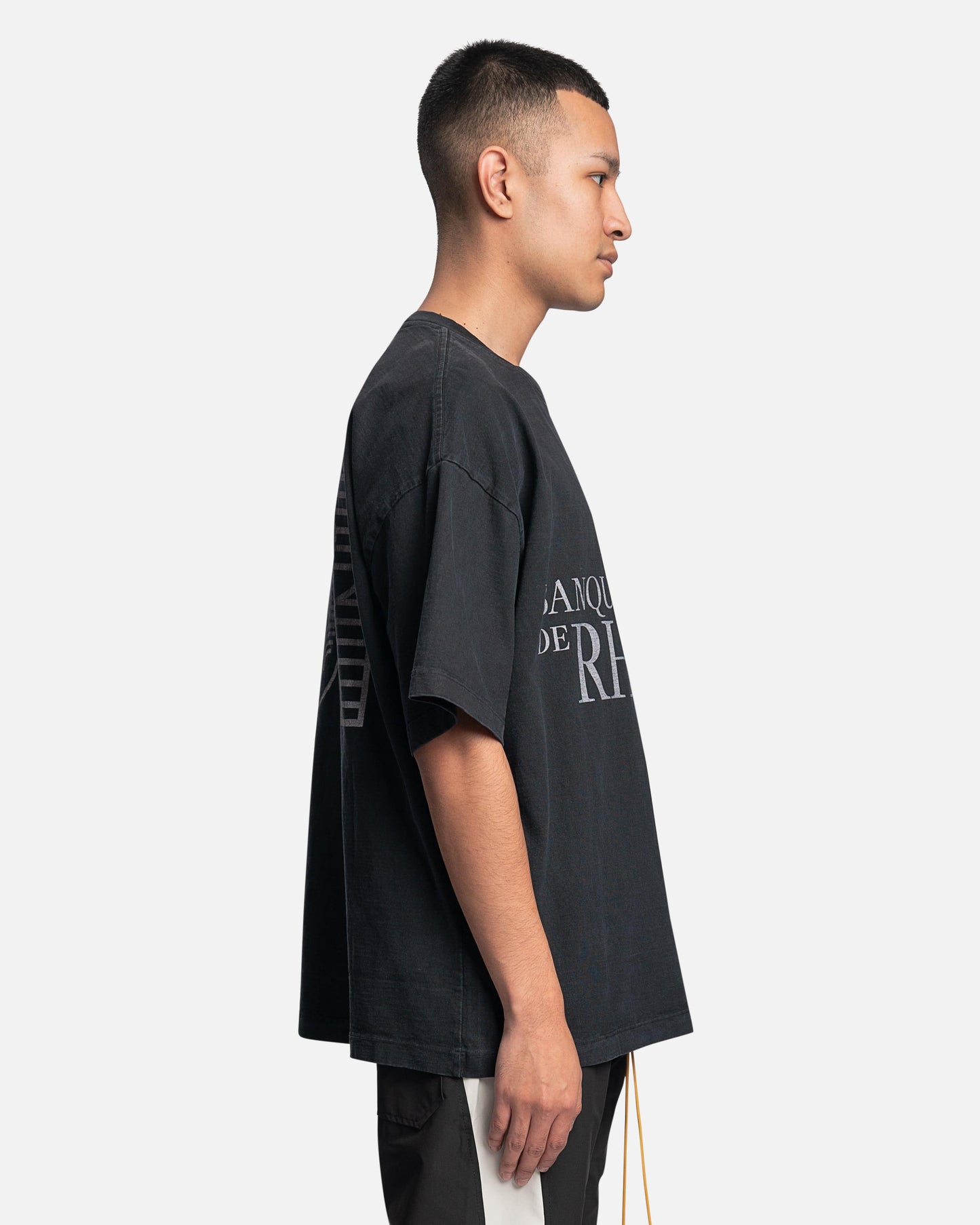 Rhude Men's T-Shirts Banque De Rhude T-Shirt in Vintage Black