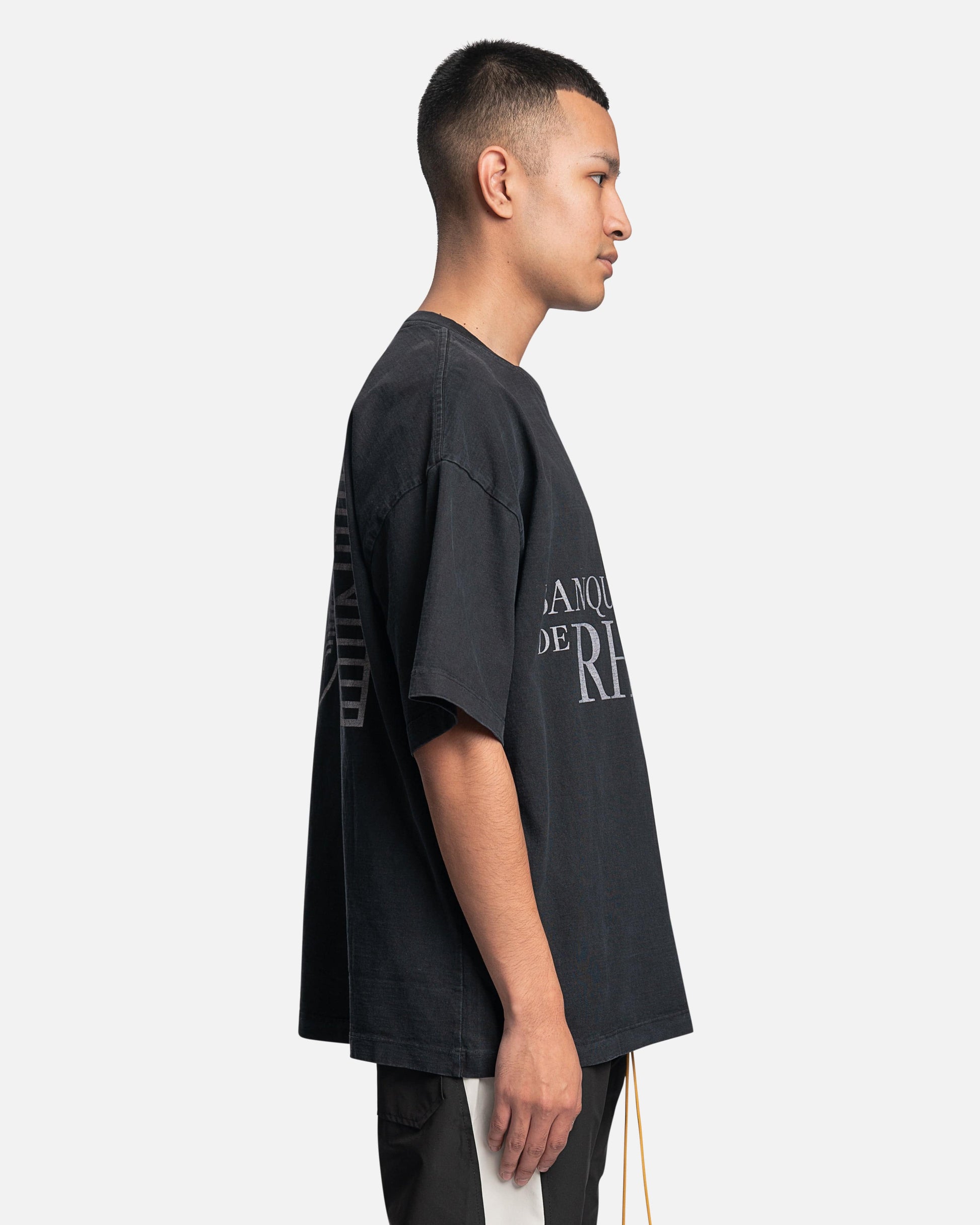 Rhude Men's T-Shirts Banque De Rhude T-Shirt in Vintage Black