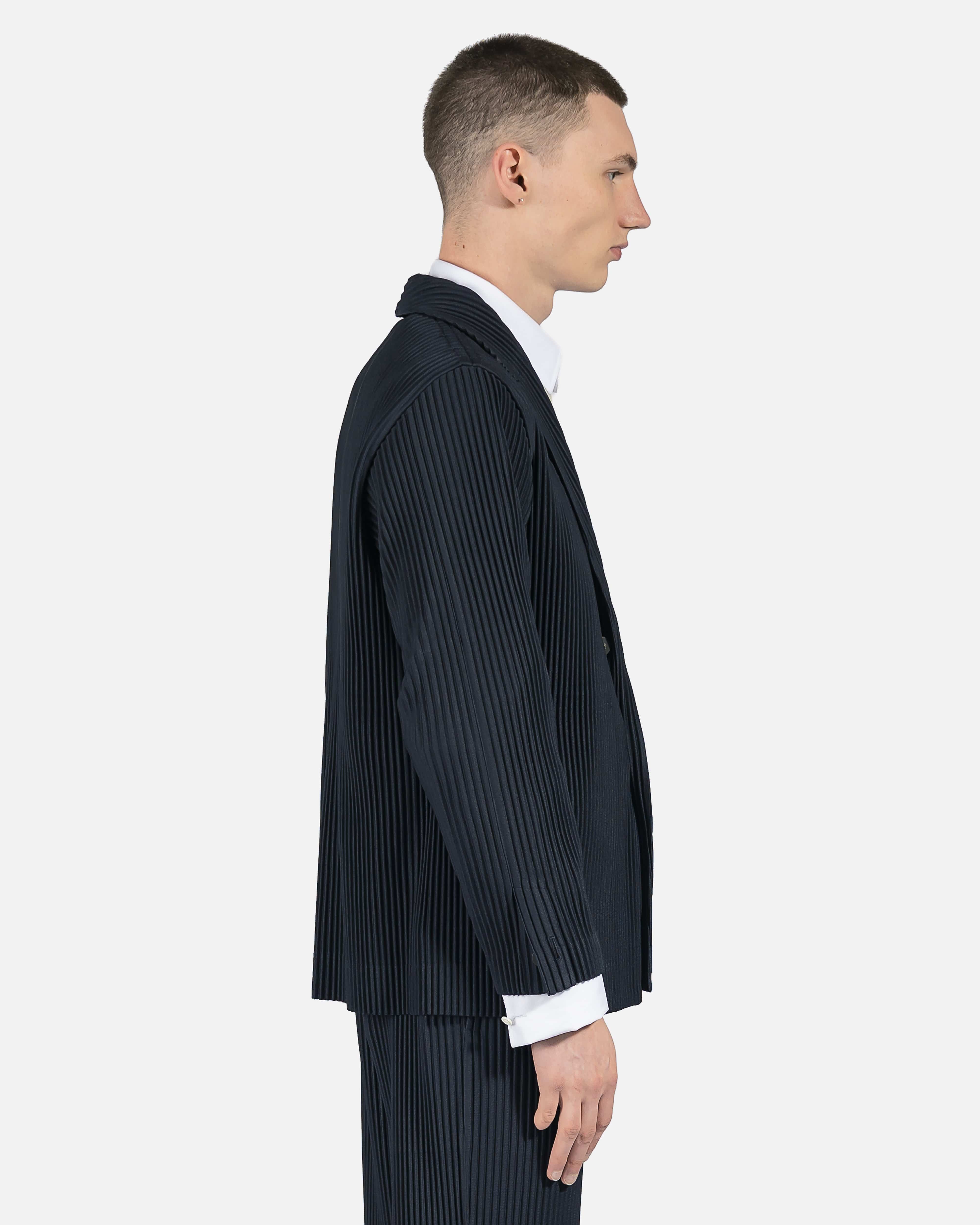 Basics Pleated Blazer in Navy – SVRN