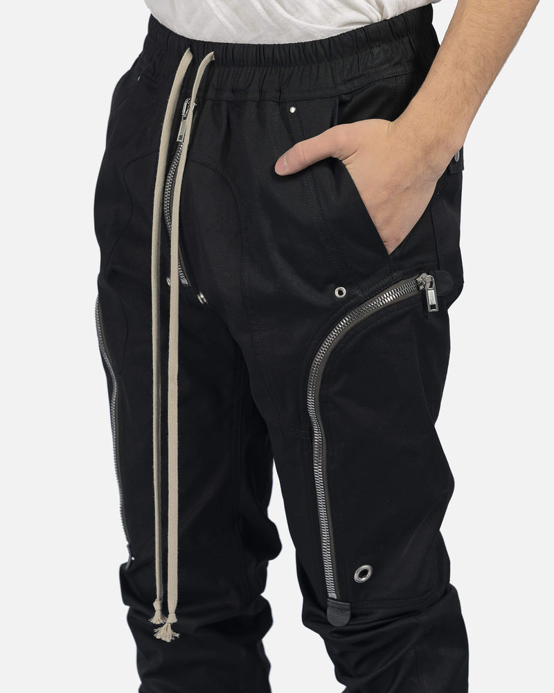 Rick Owens Men's Pants Bauhaus Cargo in Black