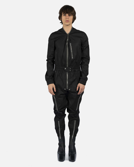 Rick Owens Men's Pants Bauhaus Larry Flightsuit in Black