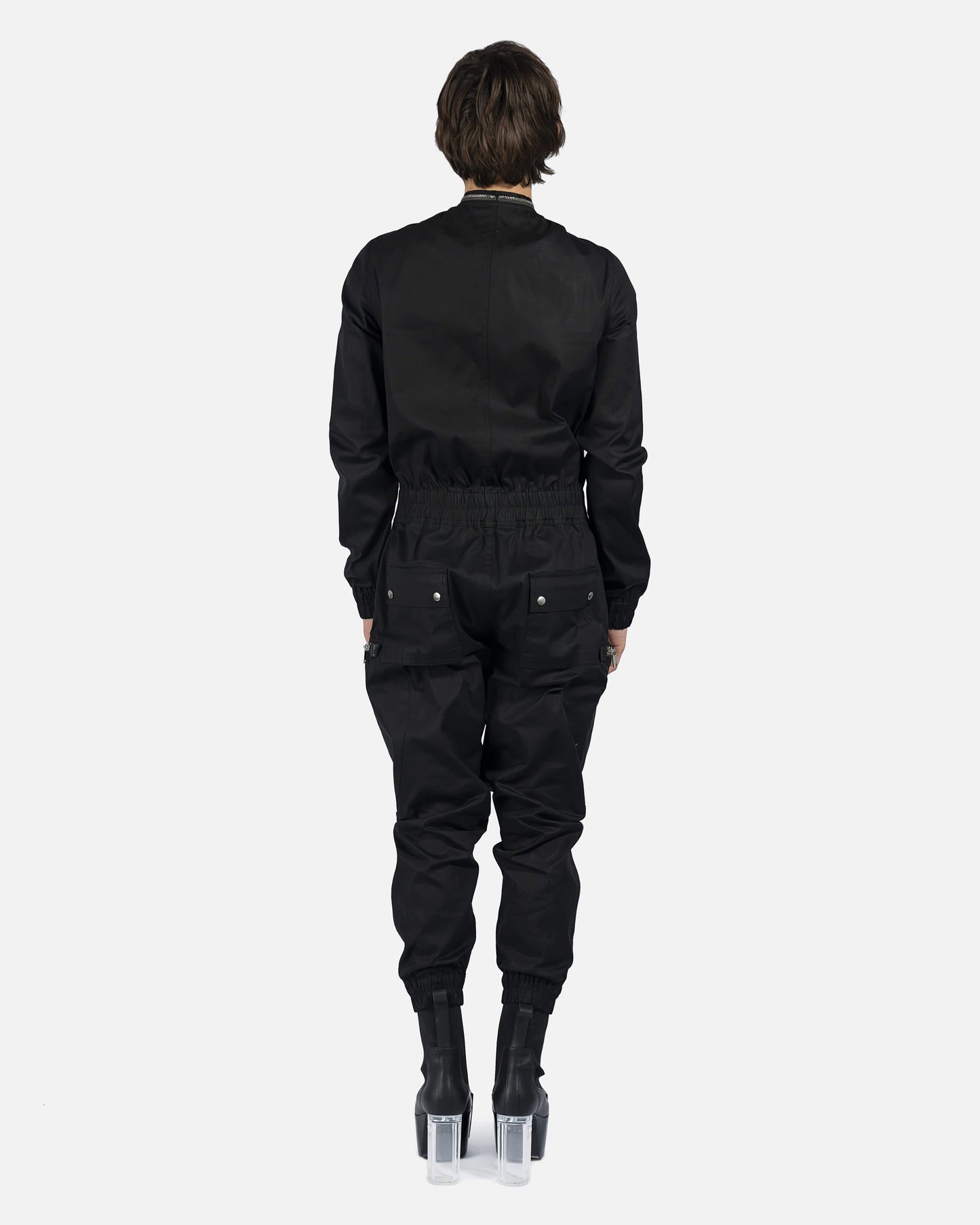 Rick Owens Men's Pants Bauhaus Larry Flightsuit in Black