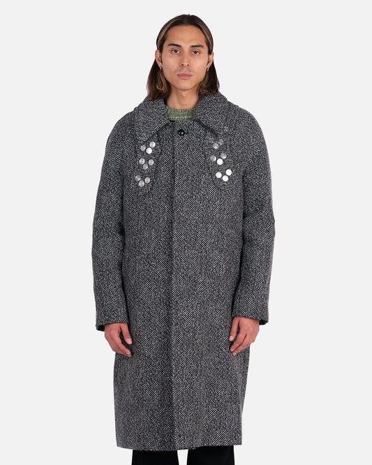 NAMACHEKO Men's Coat Bayder Coat in Speckled Grey