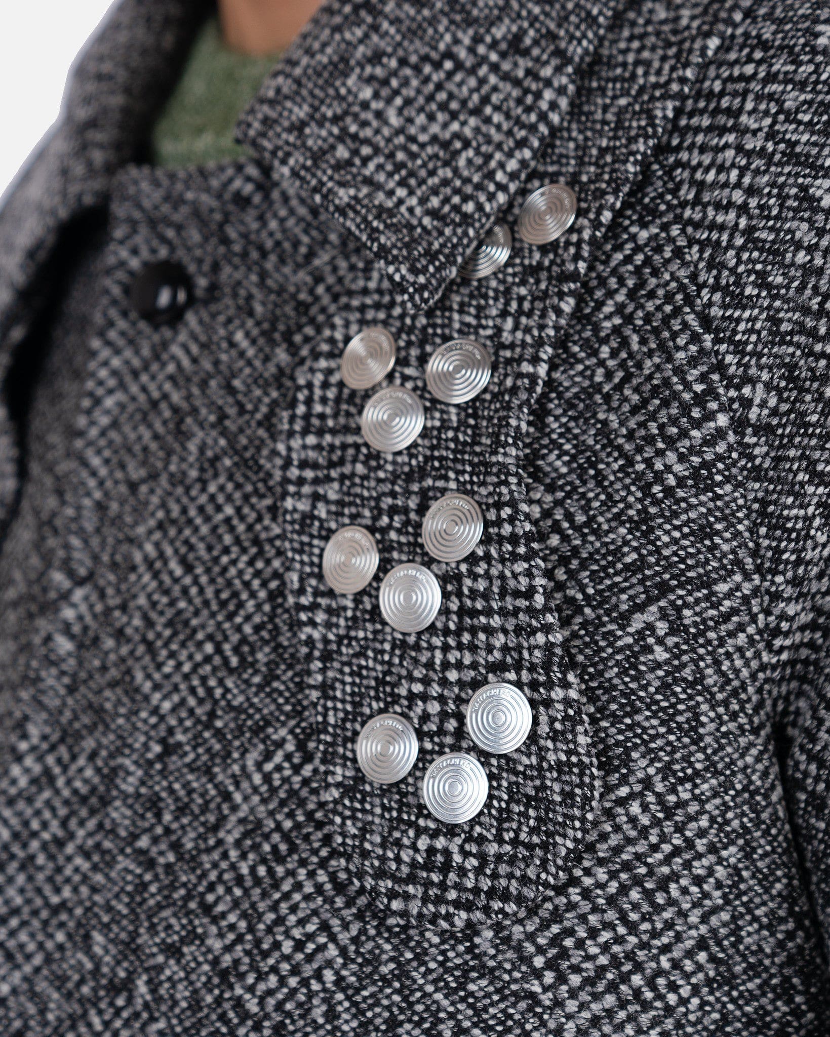 NAMACHEKO Men's Coat Bayder Coat in Speckled Grey