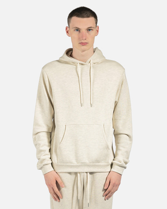 John Elliott Men's Sweatshirts Beach Hoodie in Heather Oatmeal