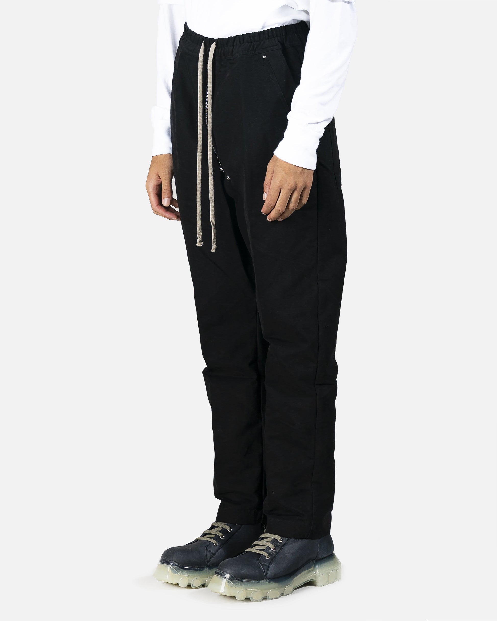 Rick Owens DRKSHDW Men's Pants Bela Long Trousers in Black
