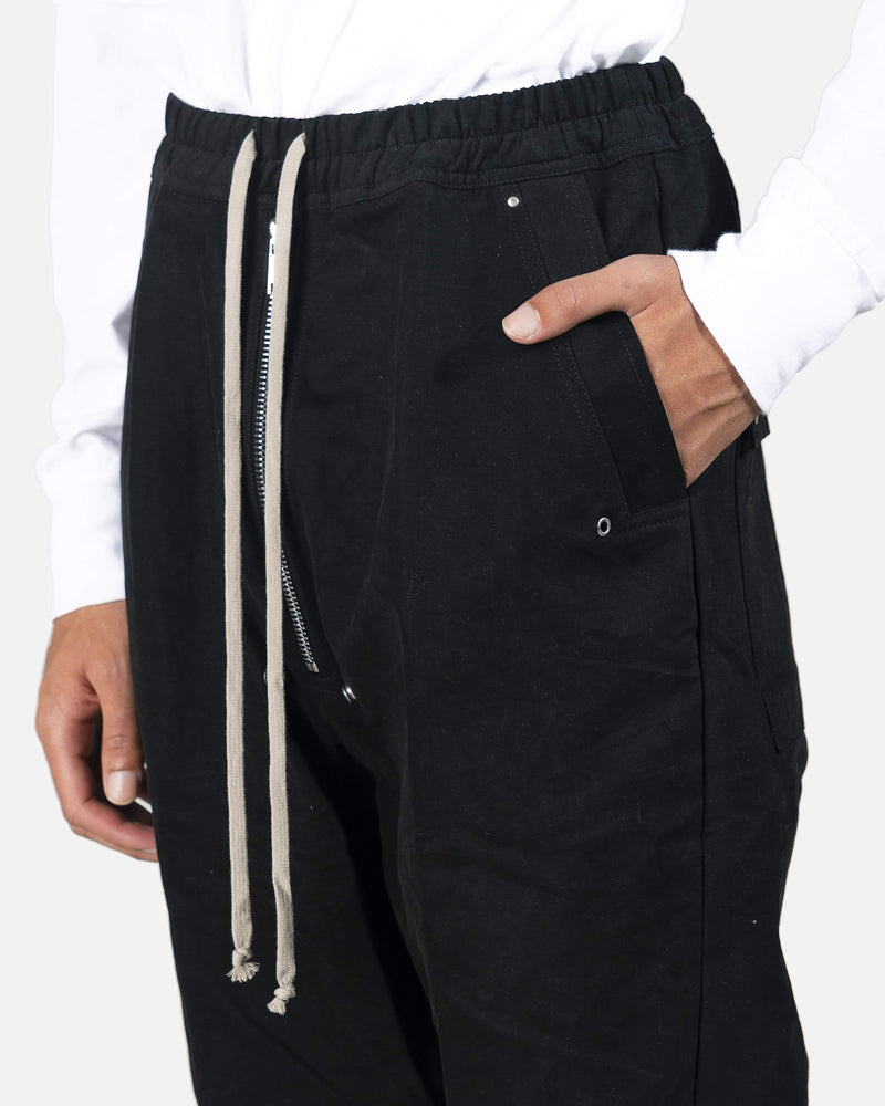 Rick Owens DRKSHDW Men's Pants Bela Long Trousers in Black