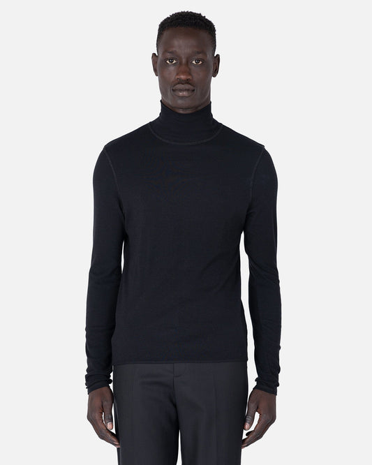 Our Legacy Men's Shirts Bend Turtleneck in Black