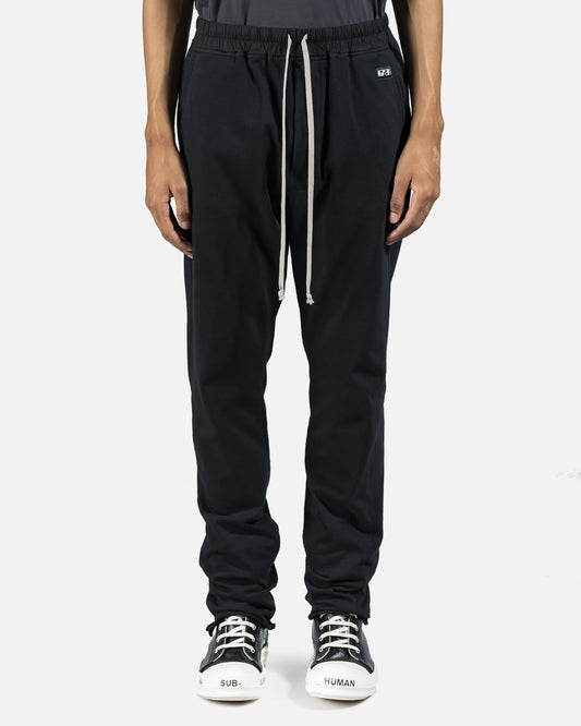 Rick Owens DRKSHDW Men's Pants Berlin Drawstring Pant in Black