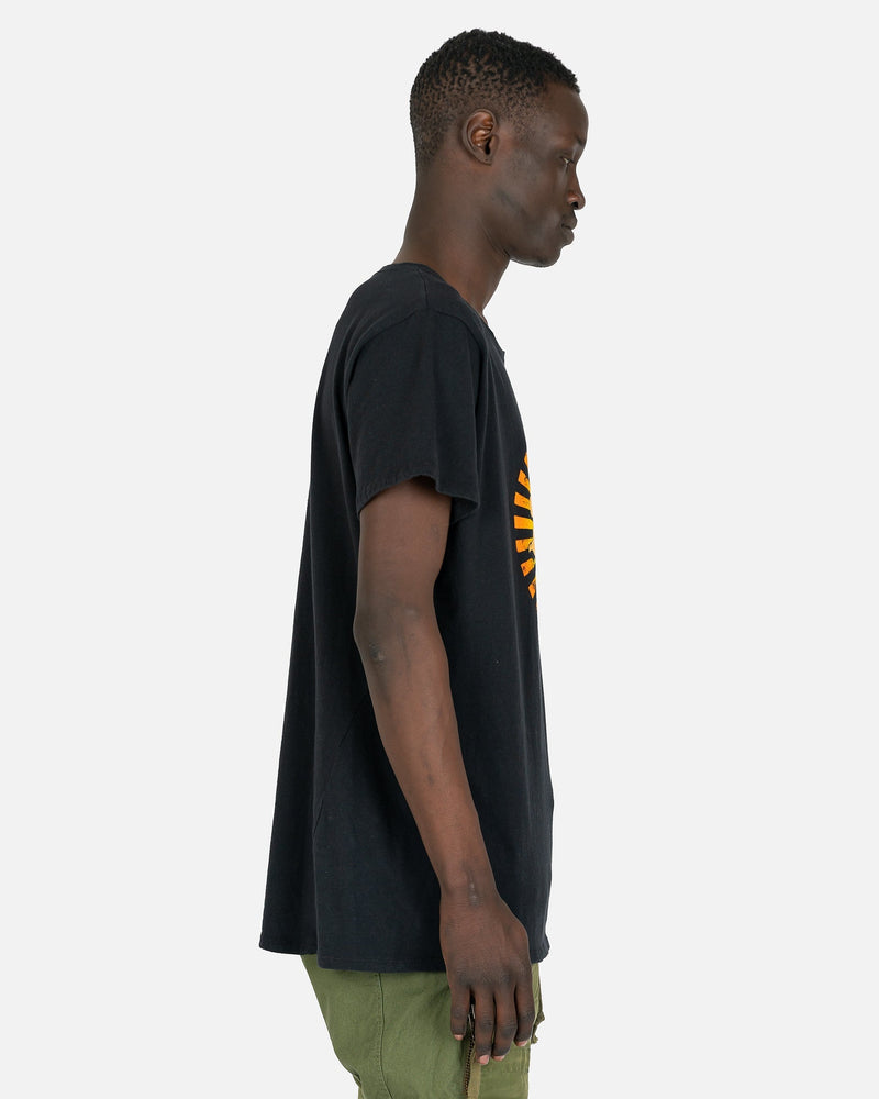 Greg Lauren Men's T-Shirts Big Sun Tee in Black