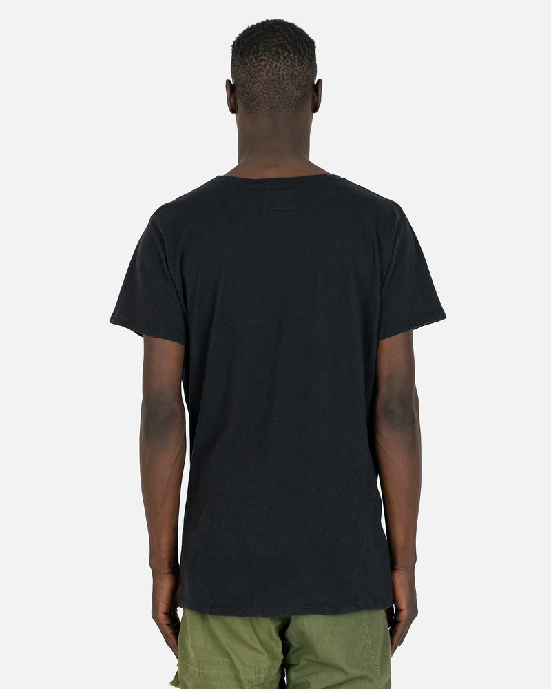 Greg Lauren Men's T-Shirts Big Sun Tee in Black