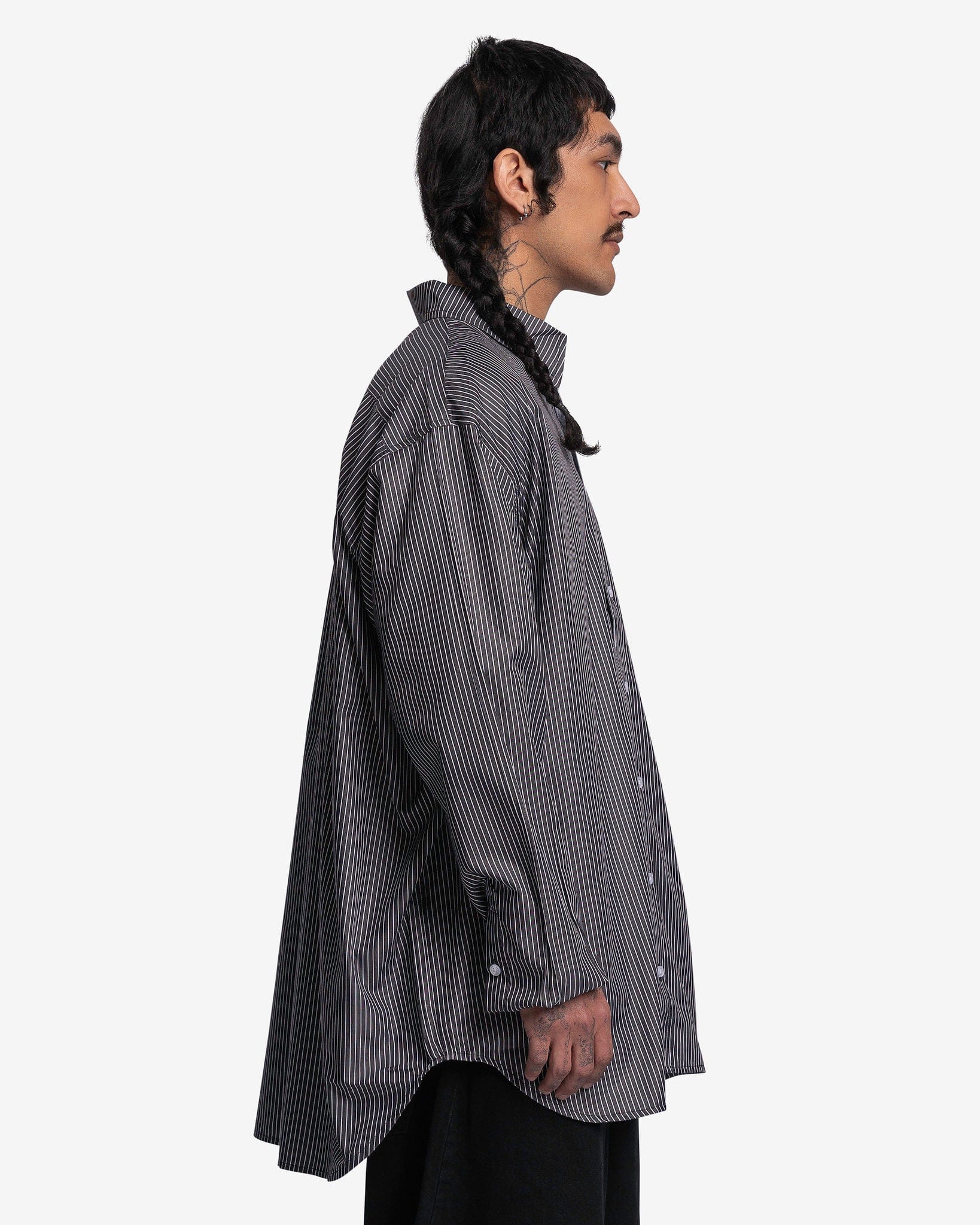 Big Willy Dress Shirt in Black Stripe – SVRN