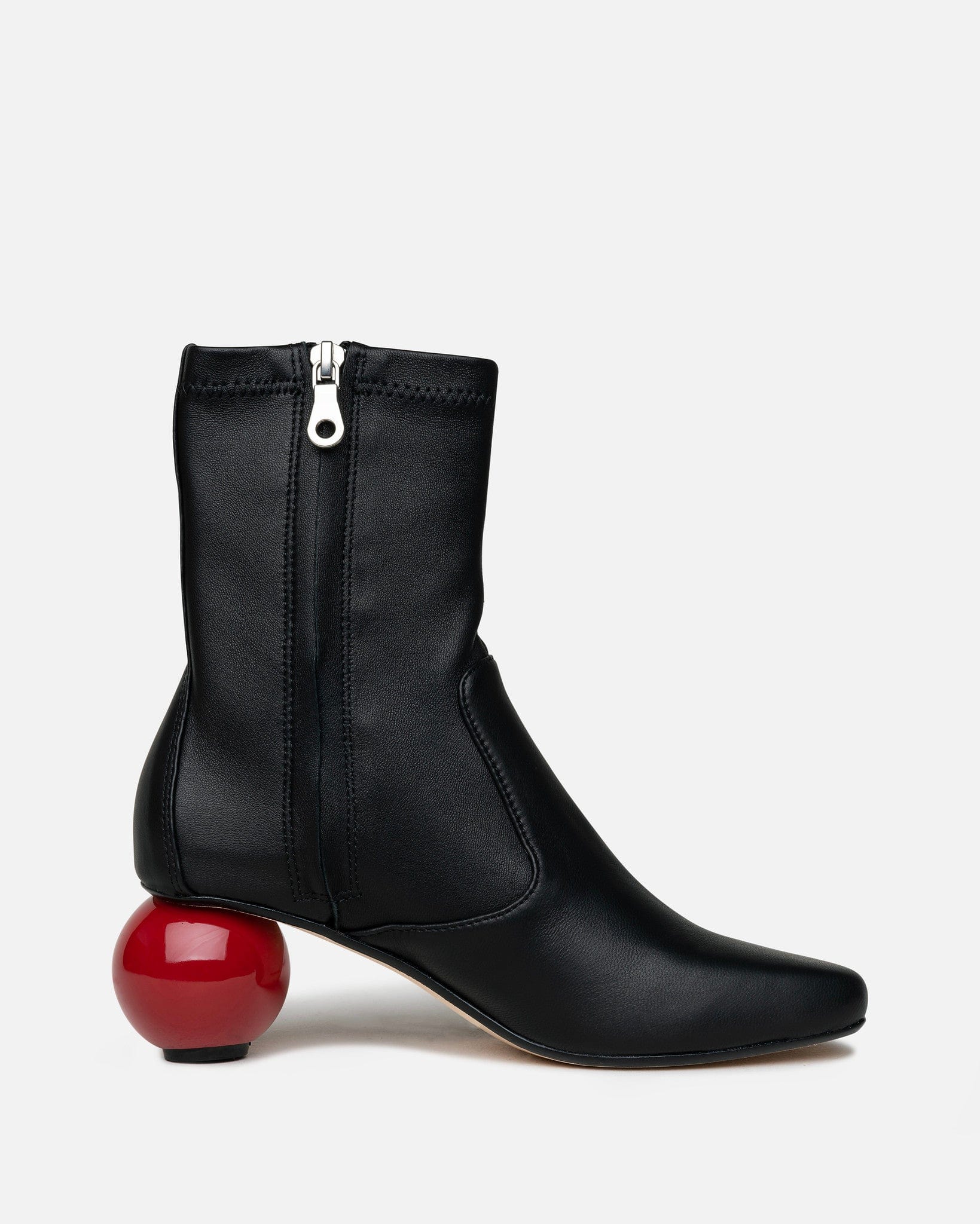 Maison Mihara Yasuhiro Women Boots Billiard Heel Boots in Black