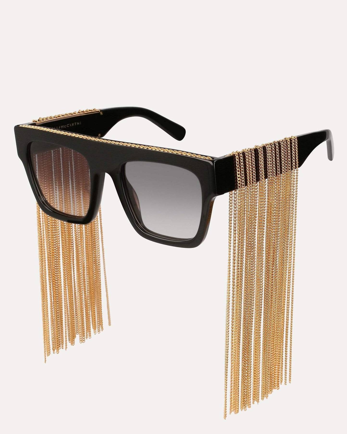 Stella McCartney Eyewear Black Fringe Sunglasses