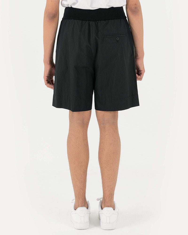 3.1 Phillip Lim Men's Shorts Black Pleated Drawstring Walking Shorts