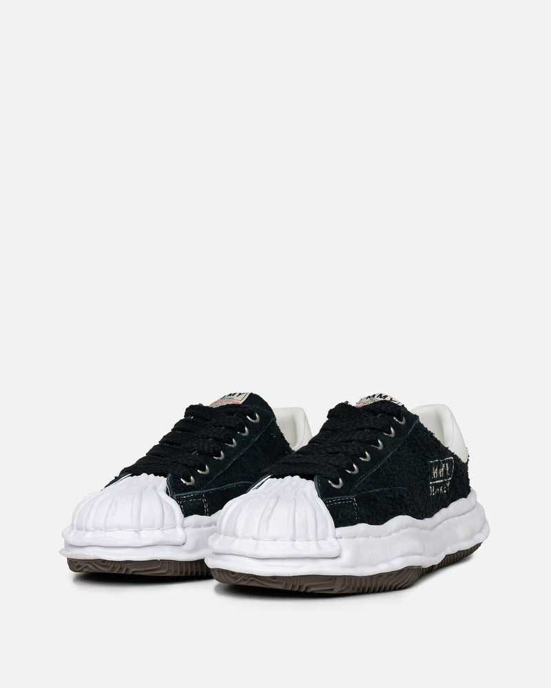 Maison Mihara Yasuhiro Men's Sneakers Blakey Overhanging Canvas Low Top in Black