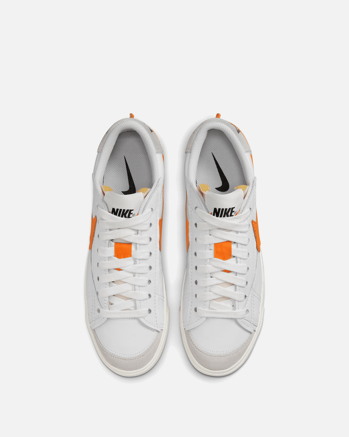 Nike Men's Shoes Blazer Low Jumbo 'White/Orange'