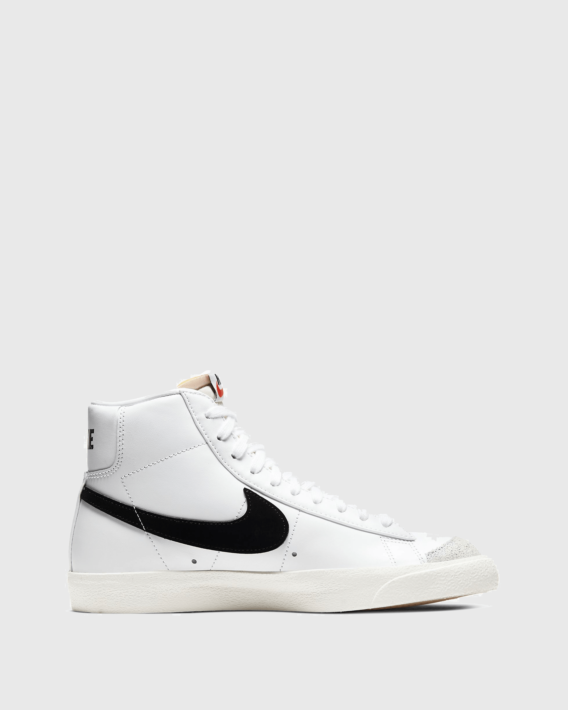 Nike Men's Sneakers Blazer Mid '77 Vintage in White/Black