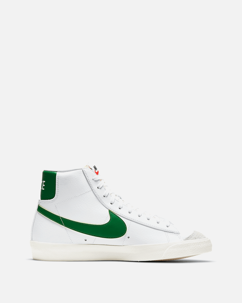 Nike Men's Sneakers Blazer Mid '77 Vintage in White/Green