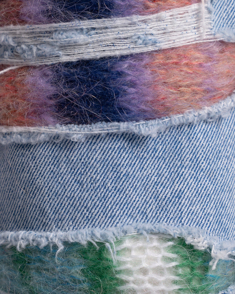 Bleached Coated Denim in Illusion Blue – SVRN Bleached Coated Denim in Illusion Blue – SVRN